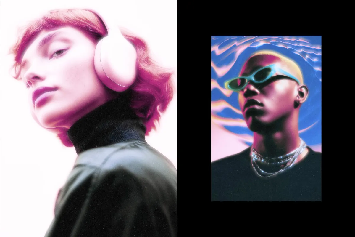Y2K Glowing Photo Effect