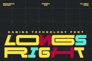 Longs Right - Gaming Technology Font