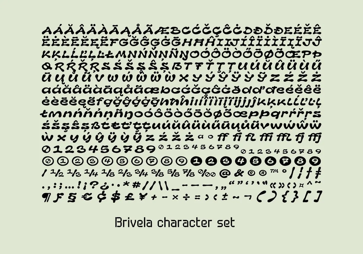 Brivela - Display Font