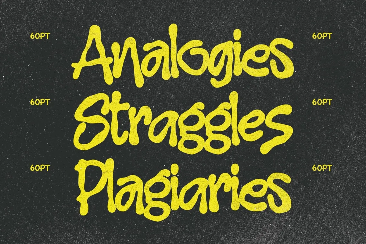 Bonices - Hand Drawn Display Font