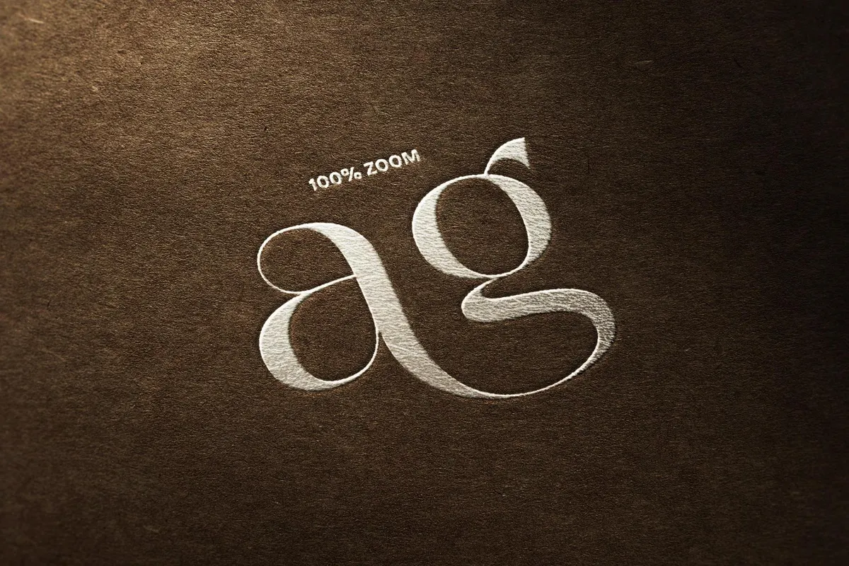 Paper Foil Logo Mockup