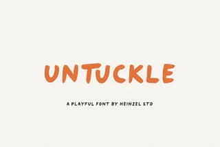 Untuckle - Playful Handwritten Font