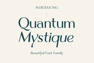 Quantum Mystique - Elegant Sans