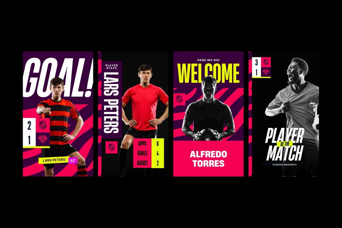 Football Matchday Canva Template