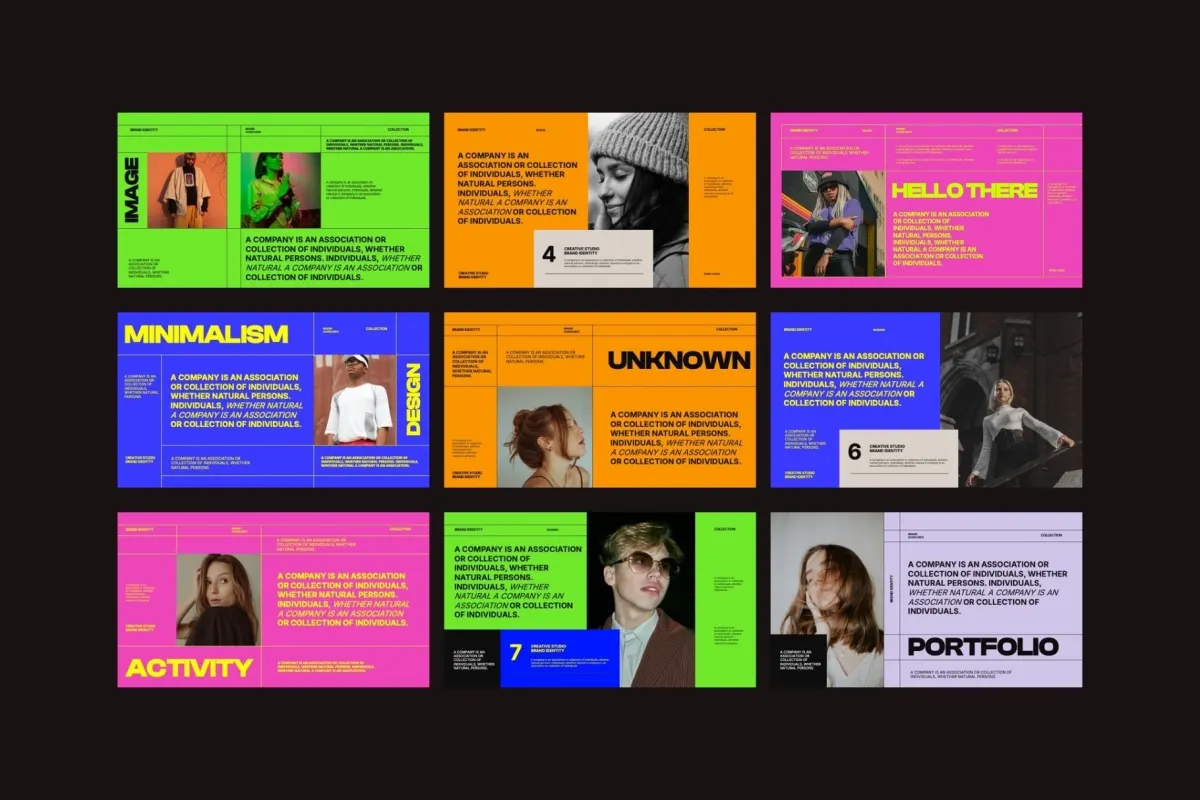 Keynote - Audrey Brand Identity Template