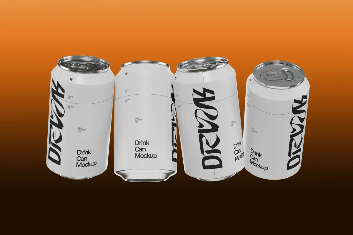 Aluminum Can Mockup Pack