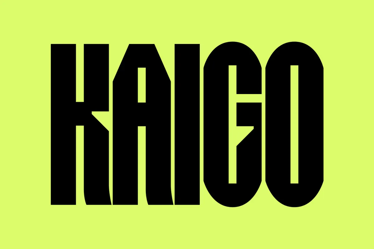 Kaigo - Tall Bold Condensed Display Font