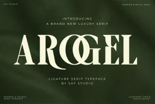 Arogel - Luxury Display Serif Font