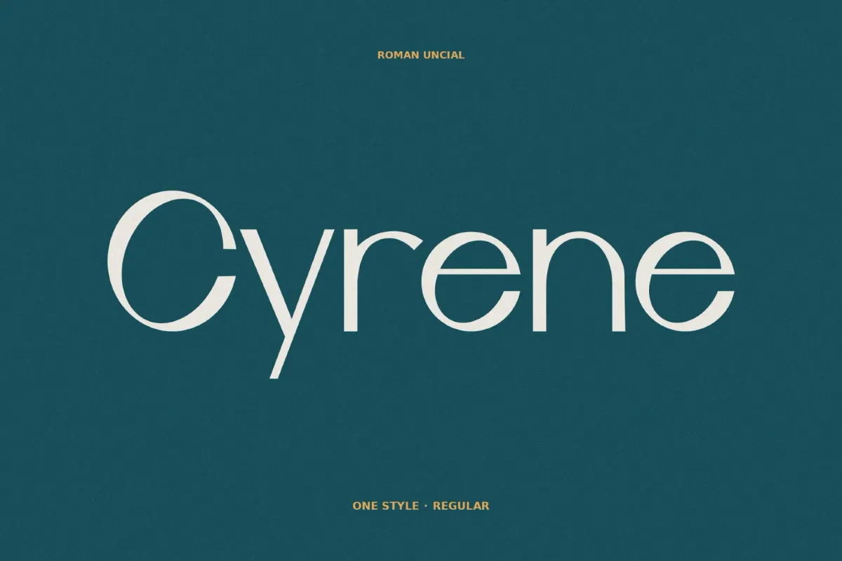 Cyrene Fashion Font