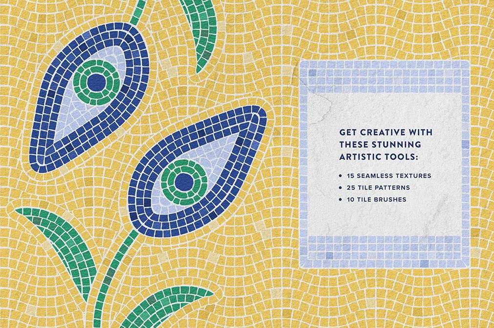 Mosaic Illustrator Brushes