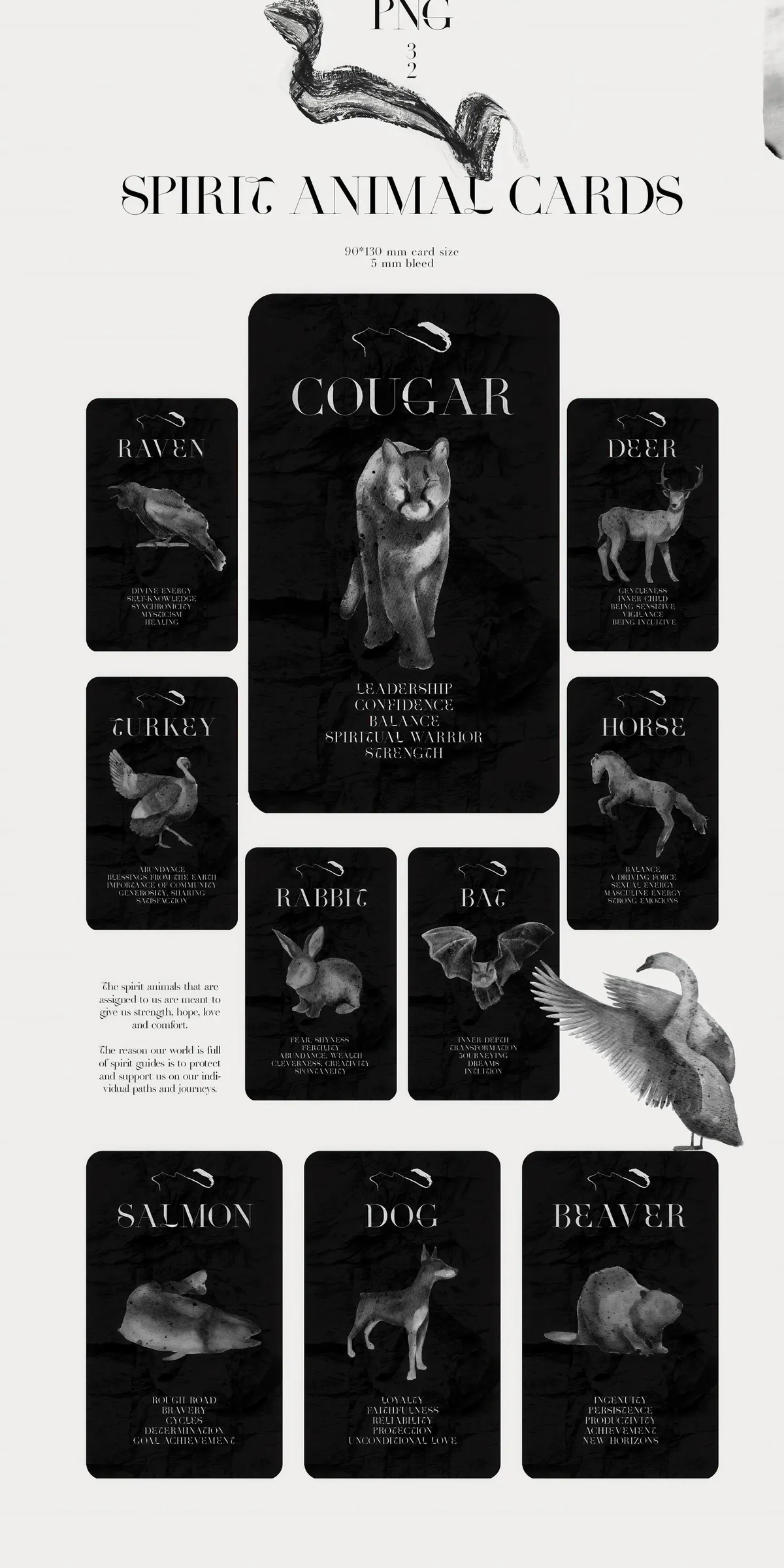 Spirit Animals. Oracle Cards