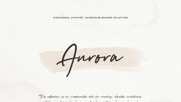 Aurora Watercolor Photoshop Brushes