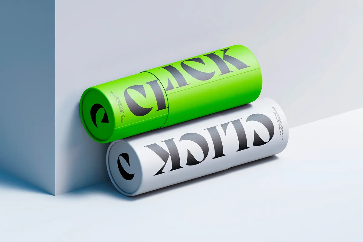 Paper Tube Mockup Set