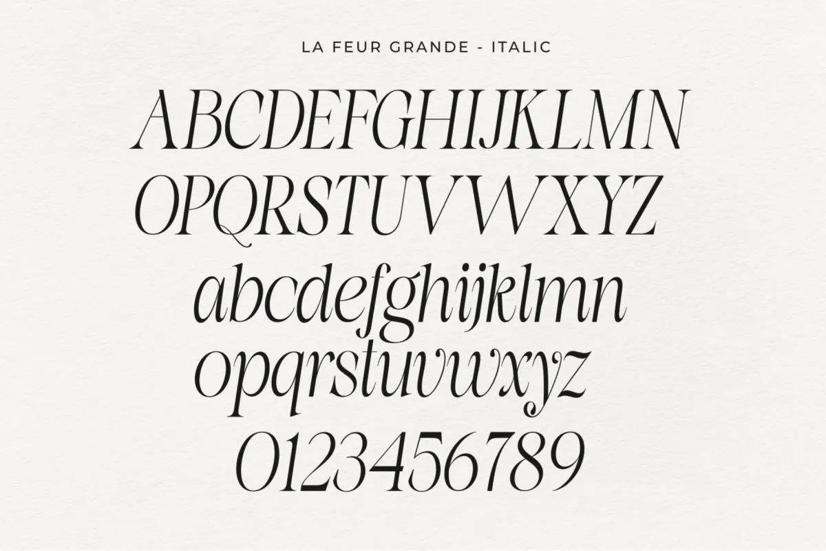 La Fleur Grande – Elegant Serif Font