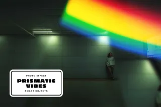 Prismatic Vibes Photo Effect