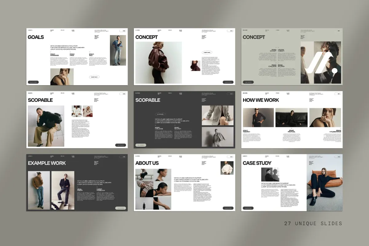 Maxro | Brand Proposal Template