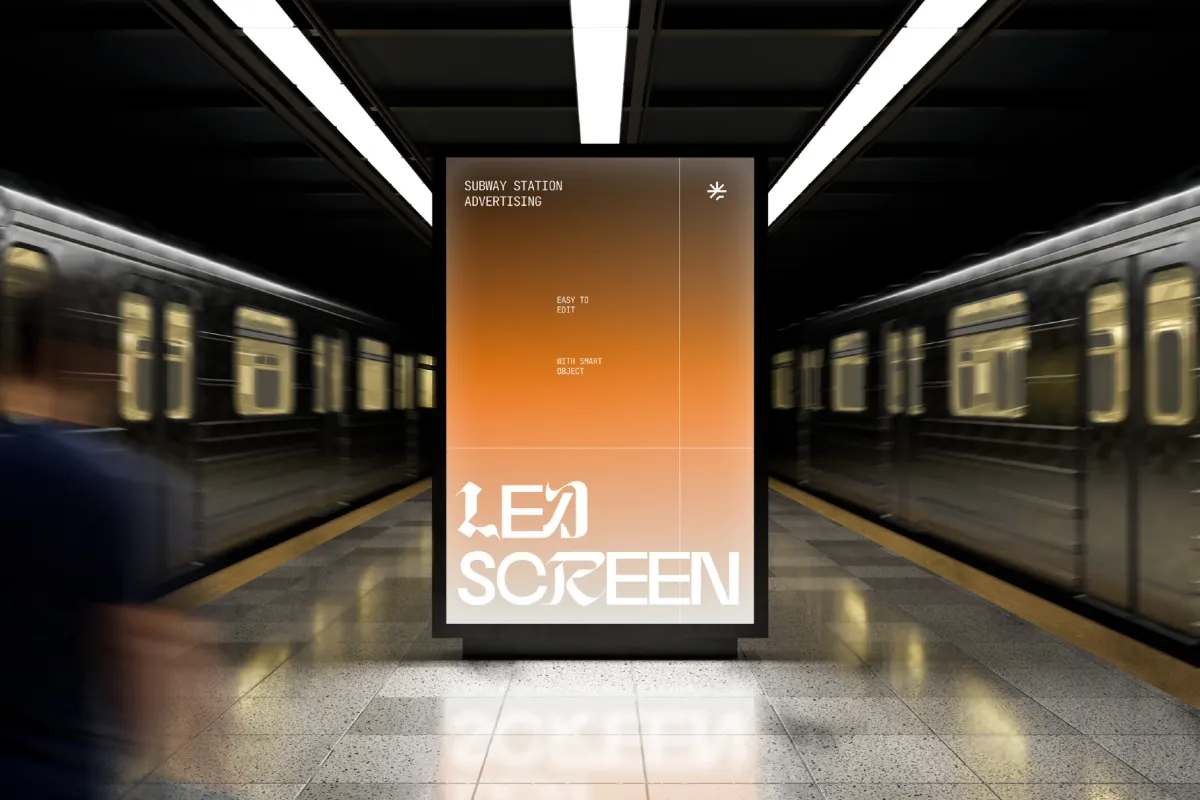 Subway Advertising Mockup Pack