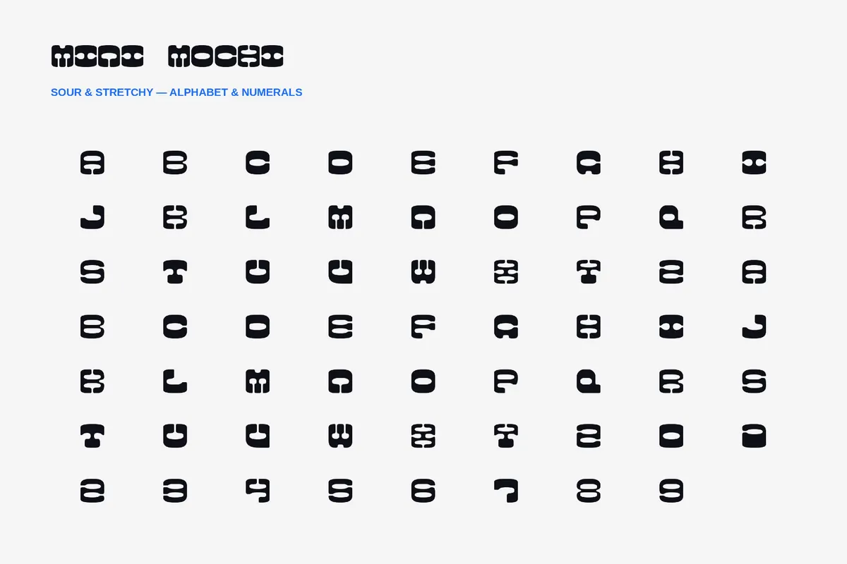 Mini Mochi - Groovy Font Family