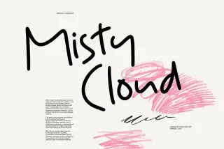 Misty Cloud - Casual Handwritten Font