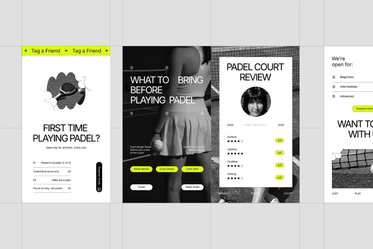 Sport Community Instagram Templates