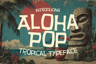 Aloha Pop - Tropical Tiki Typeface