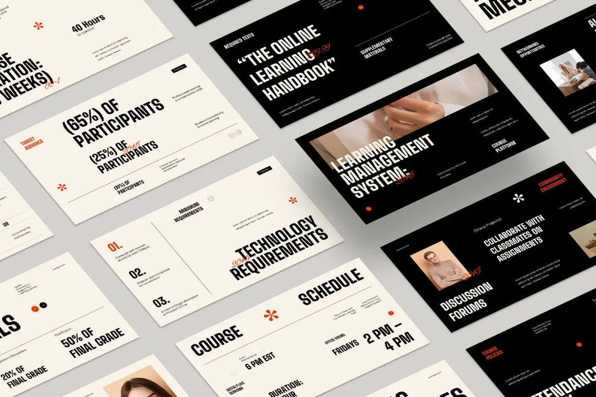 Online Course Education Keynote Template