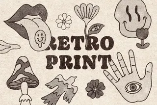Retro Print Effect