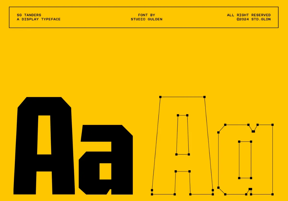 SG Tanders Superfamily: 72 Fonts