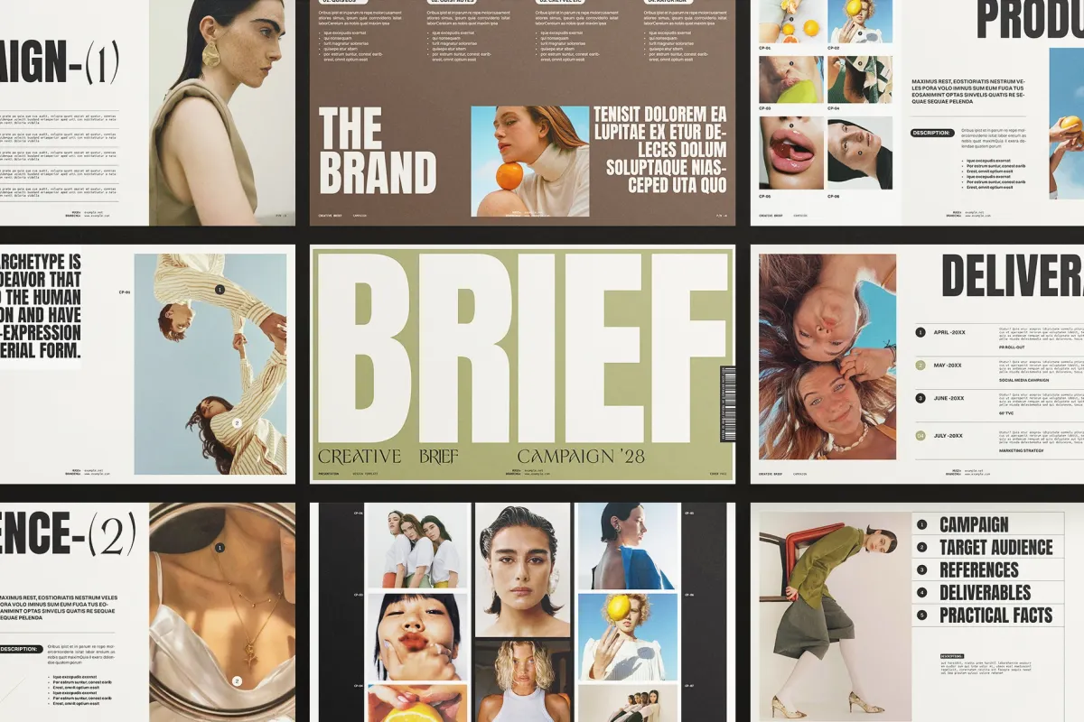 Creative Brief Campaign Presentation Template