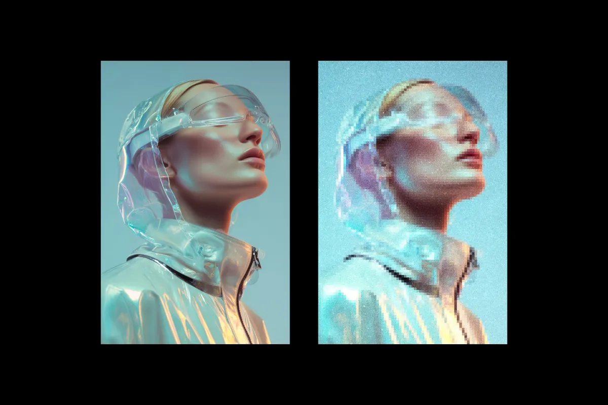 Pixel Photo Effect