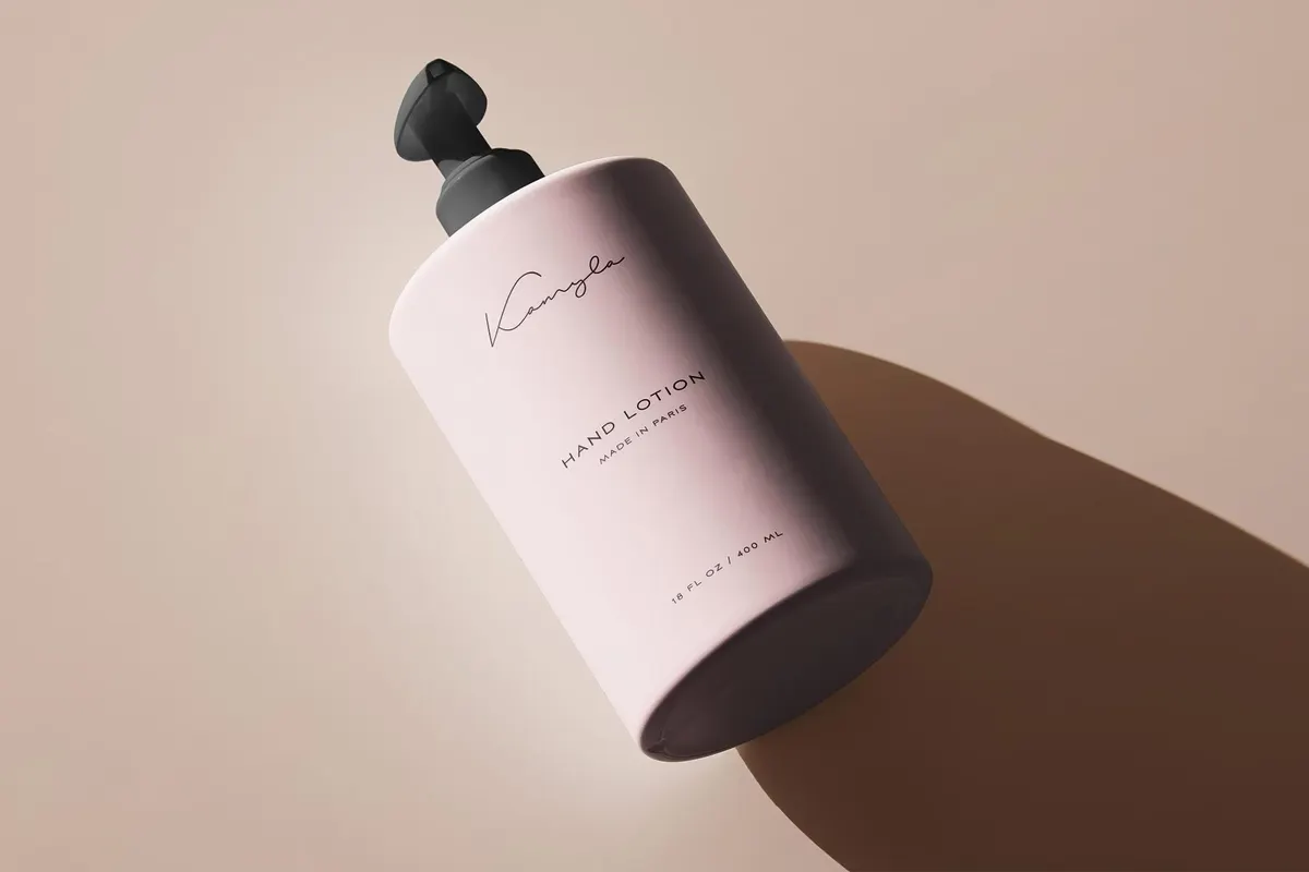 Beauty Product Pump Dispenser Mockup