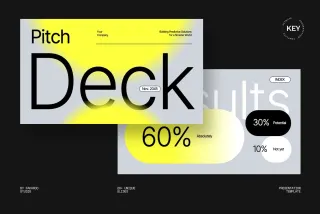 Modern Pitch Deck Presentation Keynote Template