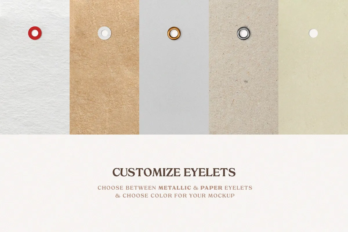 Garment Label Tag Mockups