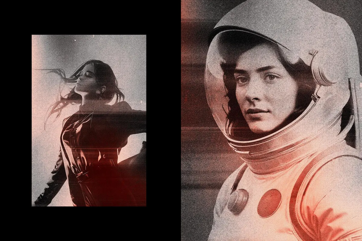 Vintage Halftones Photo Effect