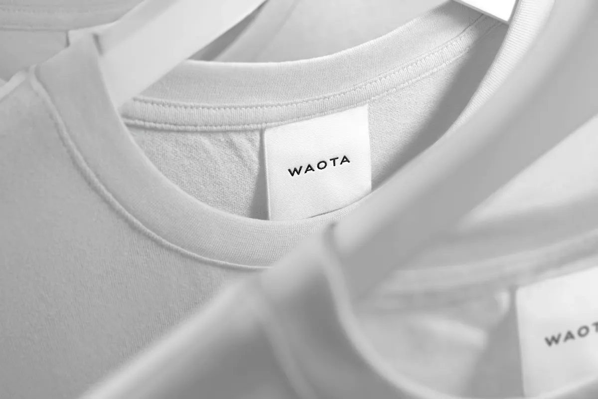 Apparel Rail Crew Neck Tag Mockup