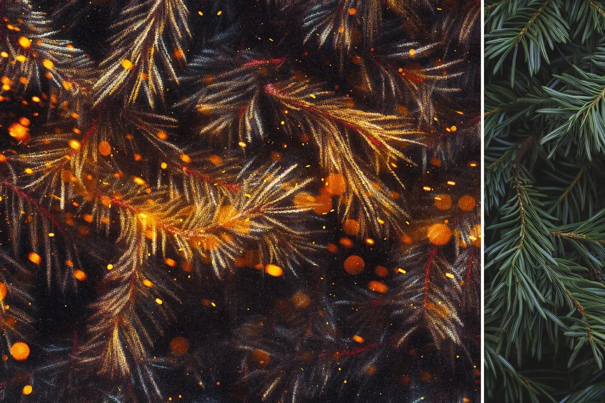 Festive Lights Photo Effect