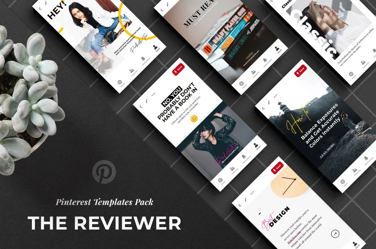 Pinterest Social Media Templates