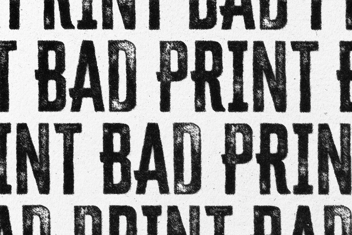 Dirty Stamp Text Effect
