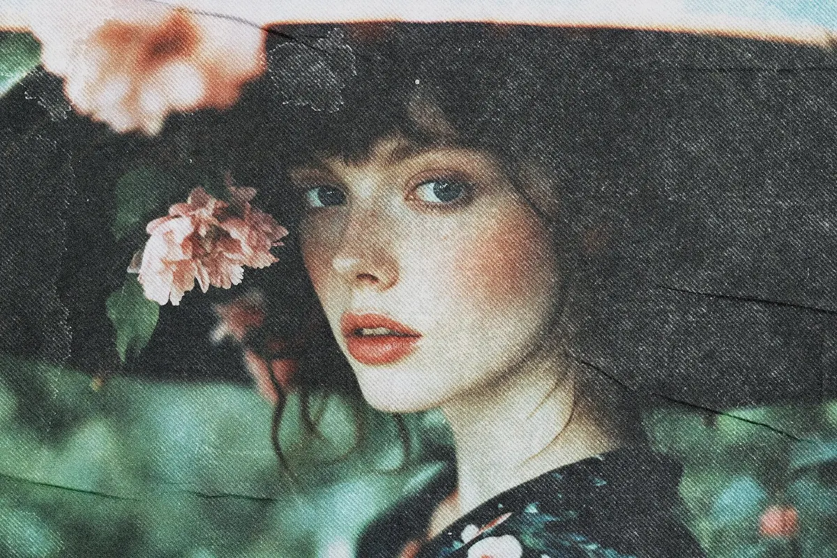 Vintage Print Halftone Effect