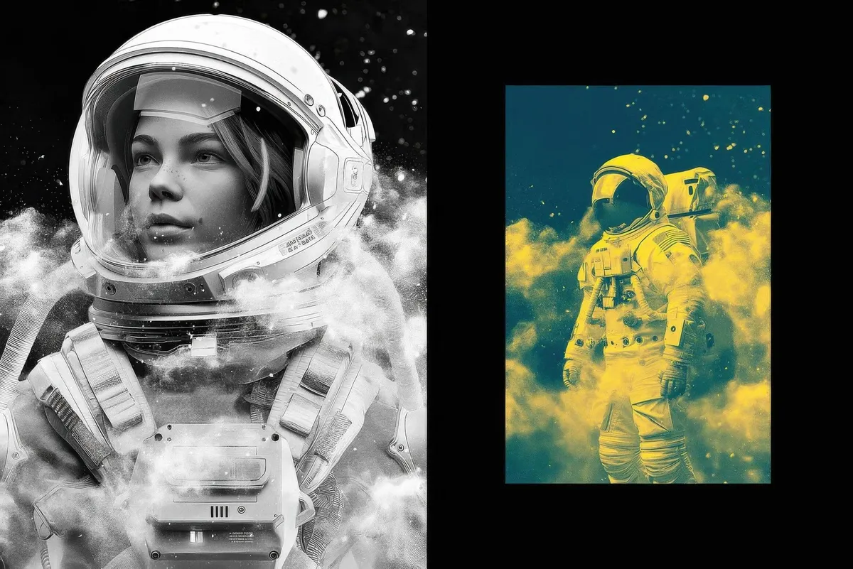 Space Dust Photo Effect