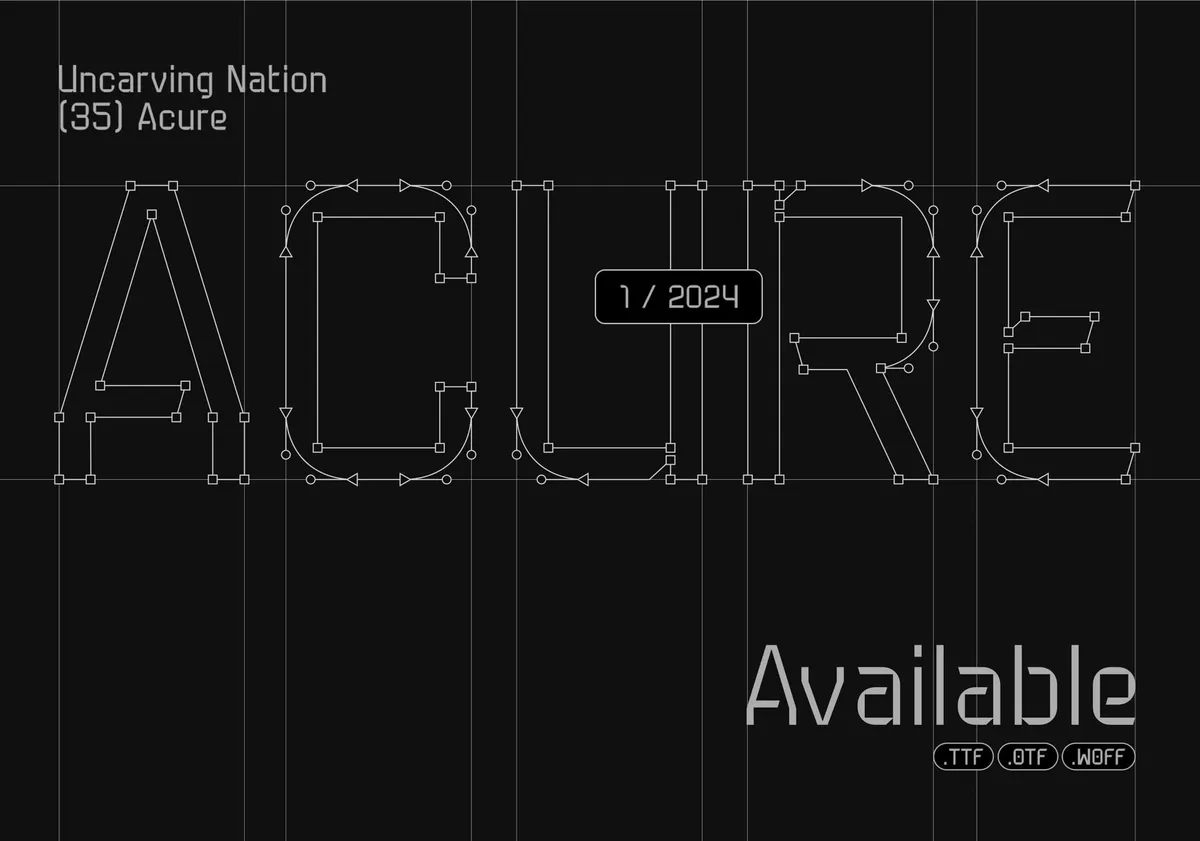 Acure - Display Font