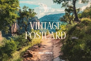 Vintage Postcard Photo Effect