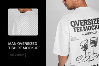 Men's Cotton T-Shirt Mockup