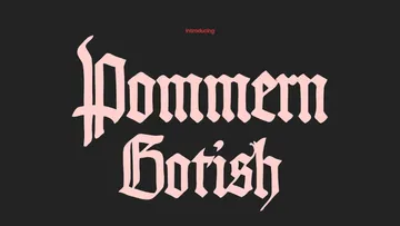 Pommern Gothic Font
