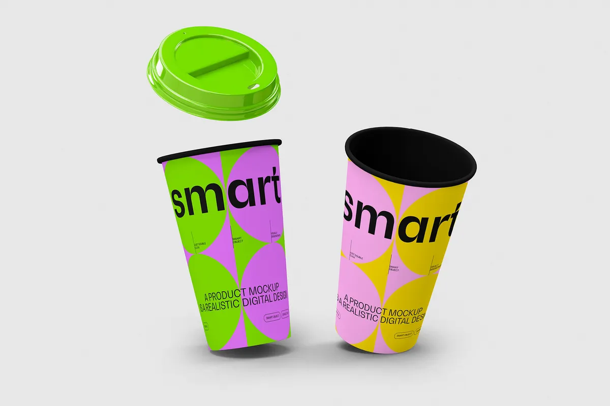 BRIGHT Paper Packaging Mockup Vol.4