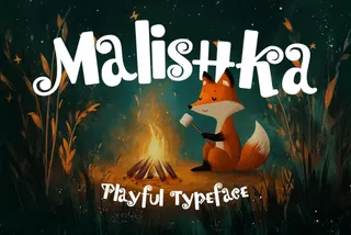 Malishka - Playful Kids Typeface