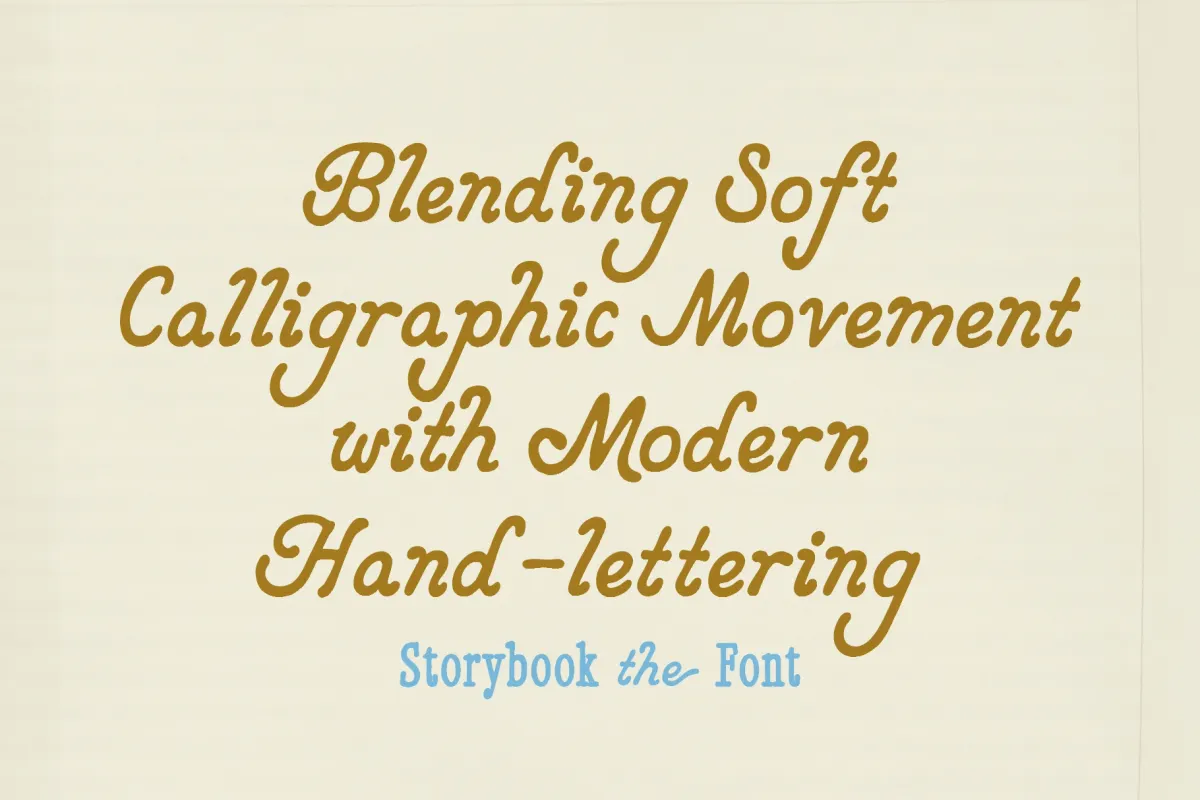 Storybook - Retro Hand-Drawn Italic Font