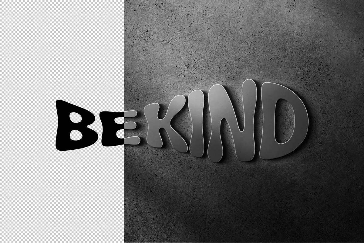 Steel Sign Logo Mockup