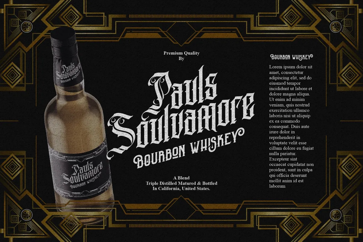 Aihet Script - Vintage Blackletter Font