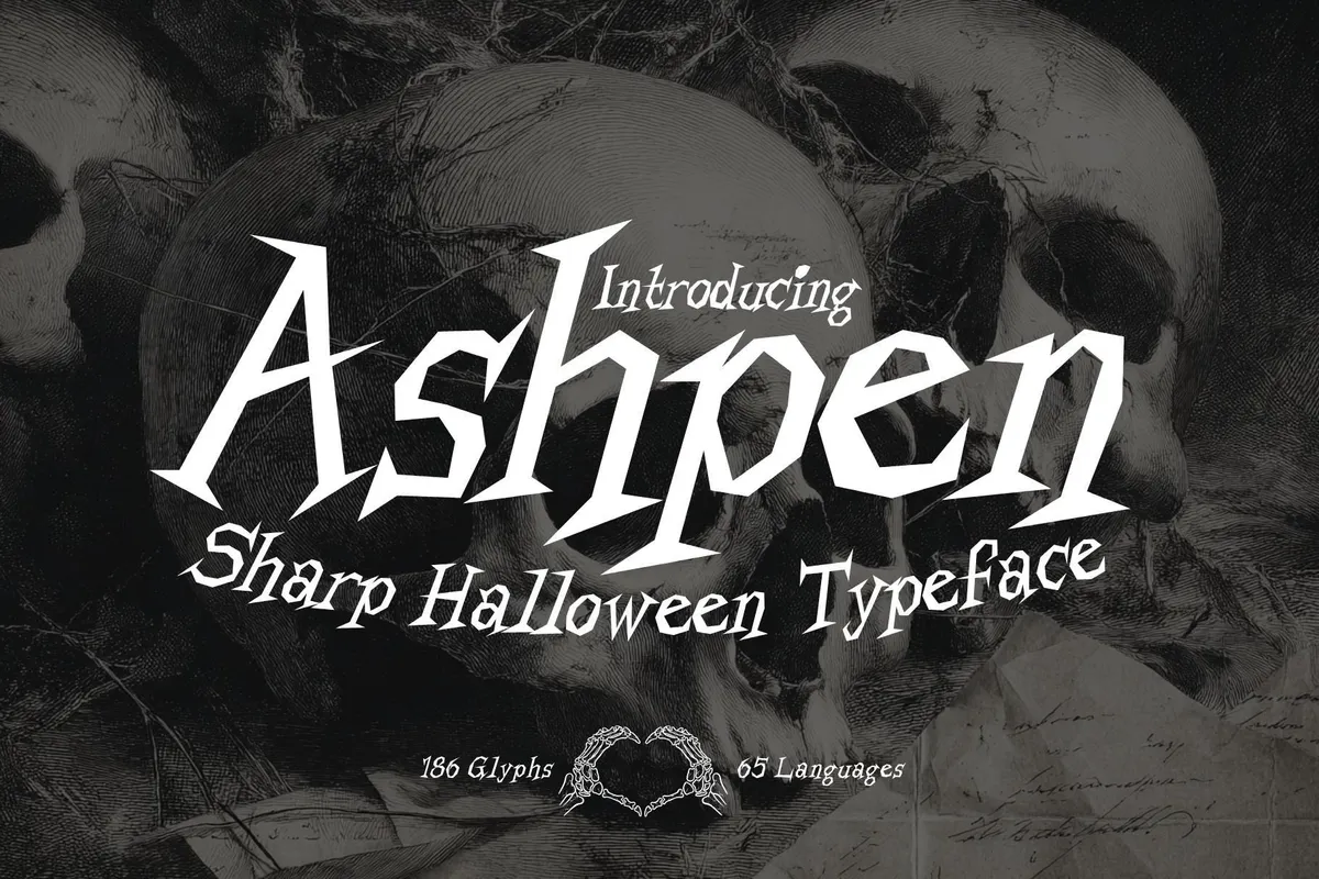 Ashpen - Sharp Halloween Serif